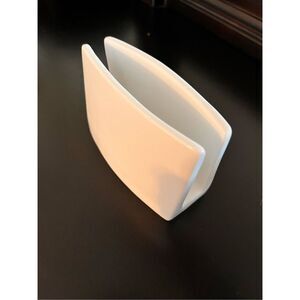 NEW Small White Ceramic Napkin Holder for Home Decor